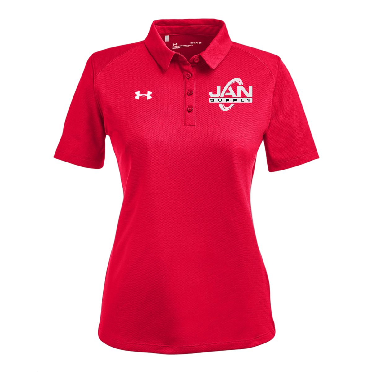 jan-pro-under-armour-womens-tech-polo-embroidery-leftchest-1370431-red-flat-front