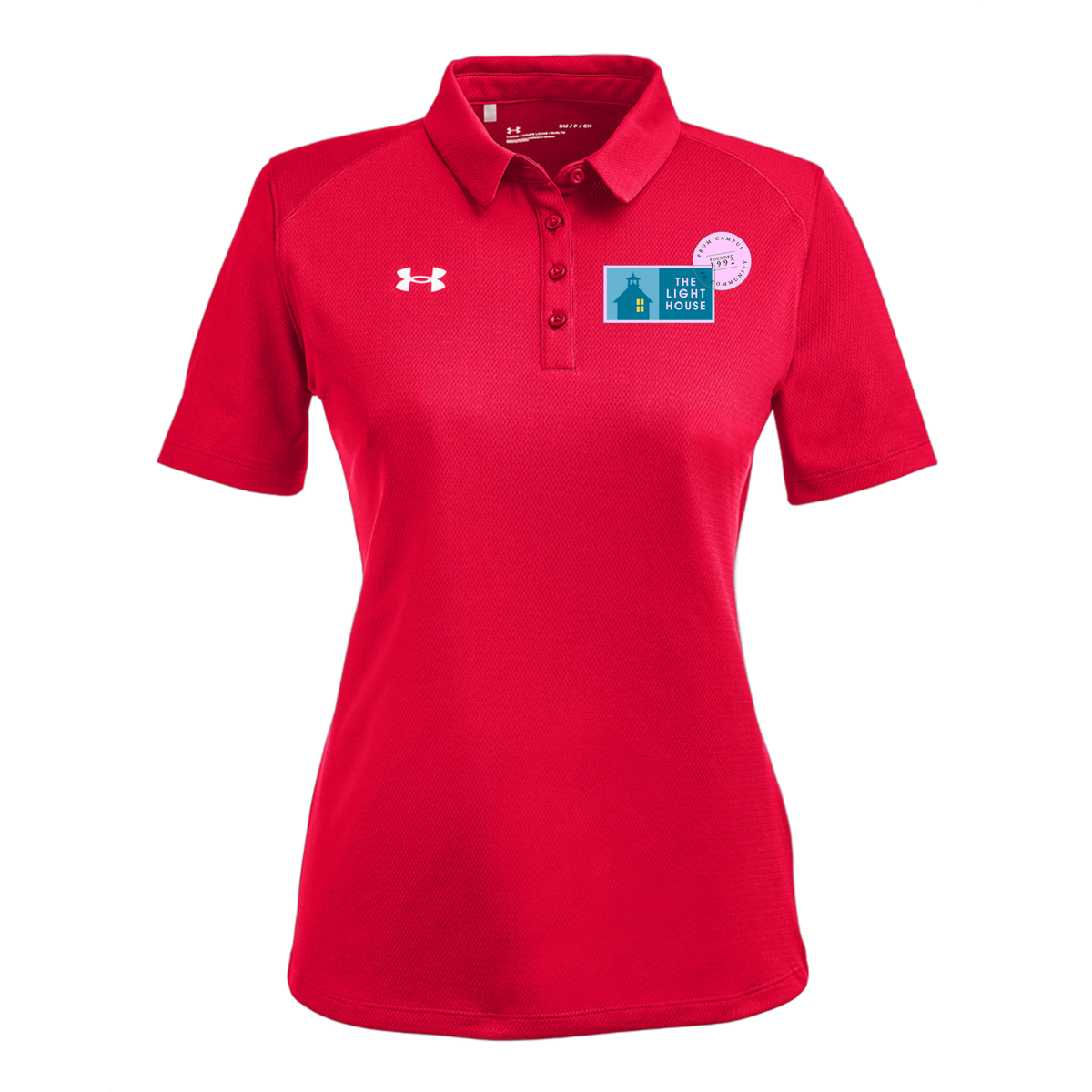 lhcampus-under-armour-womens-tech-polo-embroidery-leftchest-1370431-red-flat-front