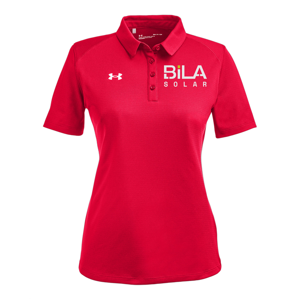 bilasolar-under-armour-womens-tech-polo-embroidery-leftchest-1370431-red-flat-front