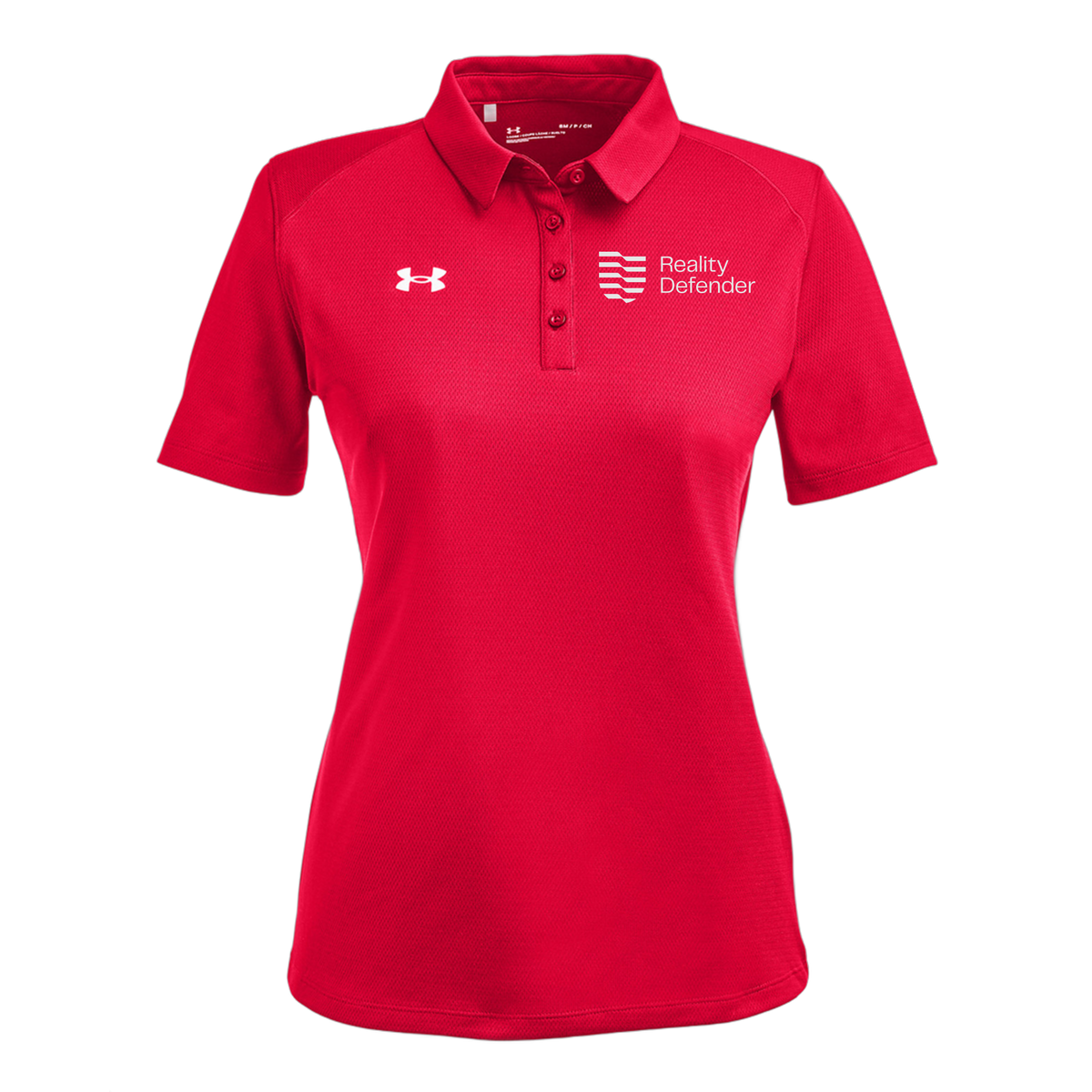realitydefender-under-armour-womens-tech-polo-embroidery-leftchest-1370431-red-flat-front