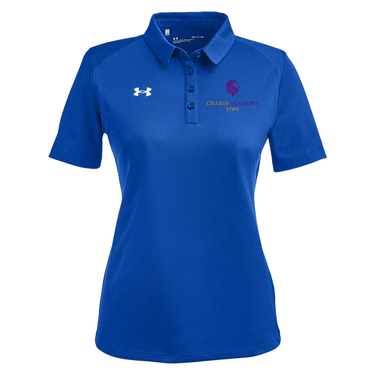 cahazleton-under-armour-womens-tech-polo-embroidery-leftchest-1370431-royal-flat-front