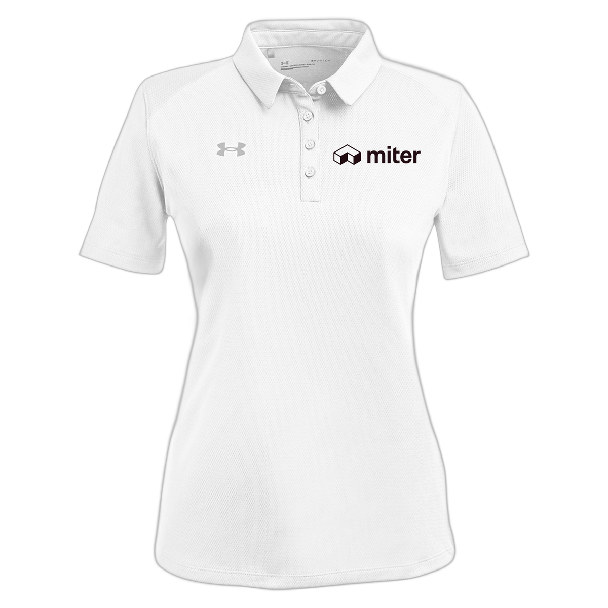 miter-under-armour-womens-tech-polo-embroidery-leftchest-1370431-white-flat-front