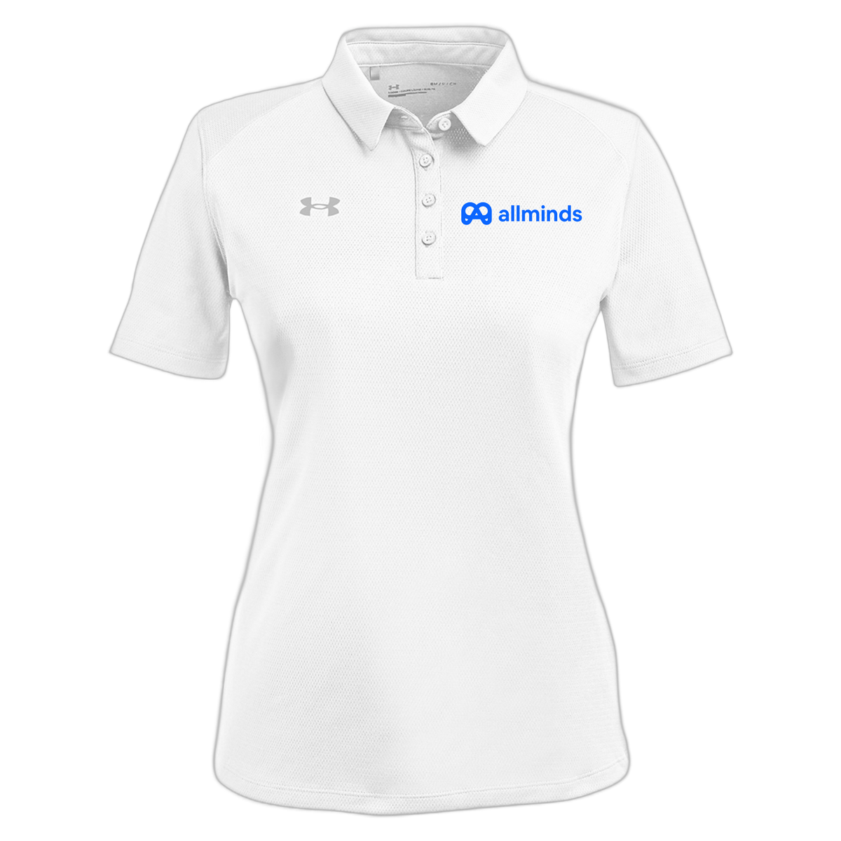 getallminds-under-armour-womens-tech-polo-embroidery-leftchest-1370431-white-flat-front
