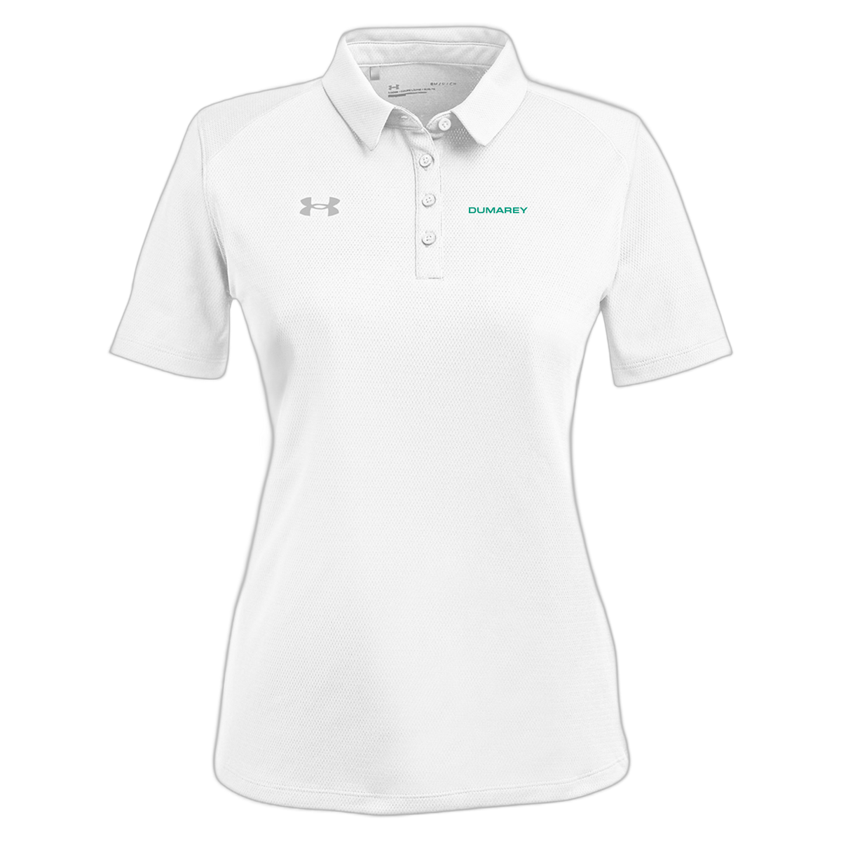 dumarey-under-armour-womens-tech-polo-embroidery-leftchest-1370431-white-flat-front