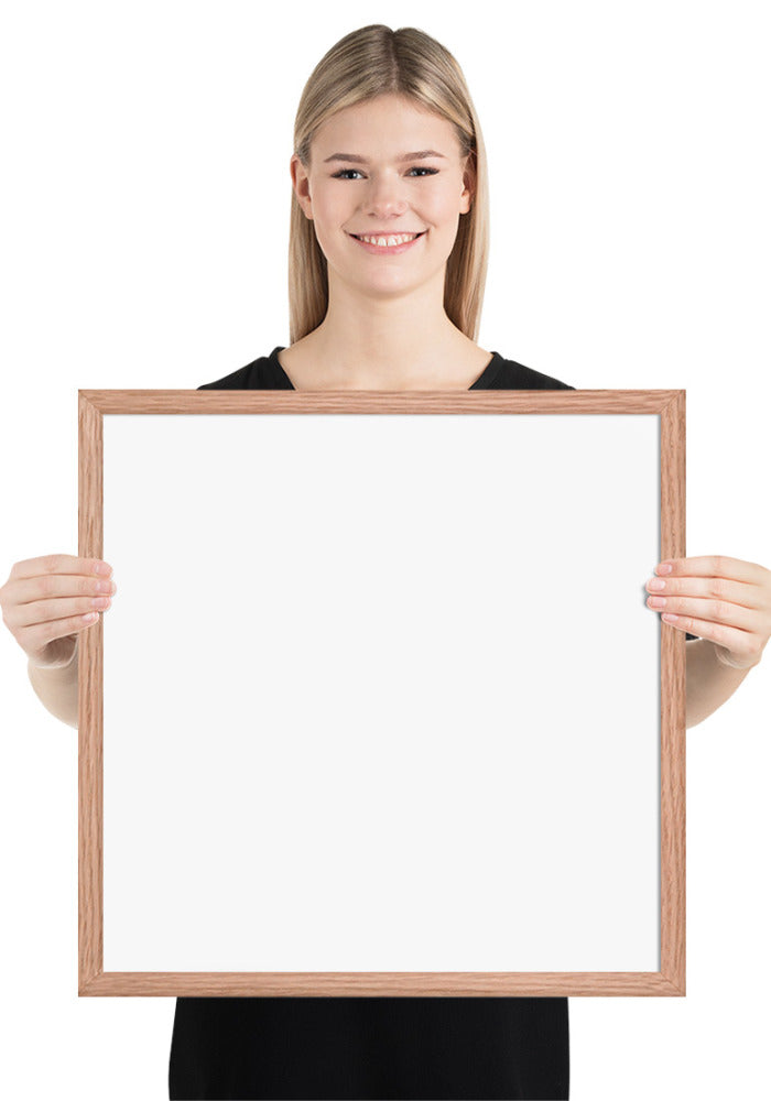 Premium Luster Photo Paper Framed Poster (in)