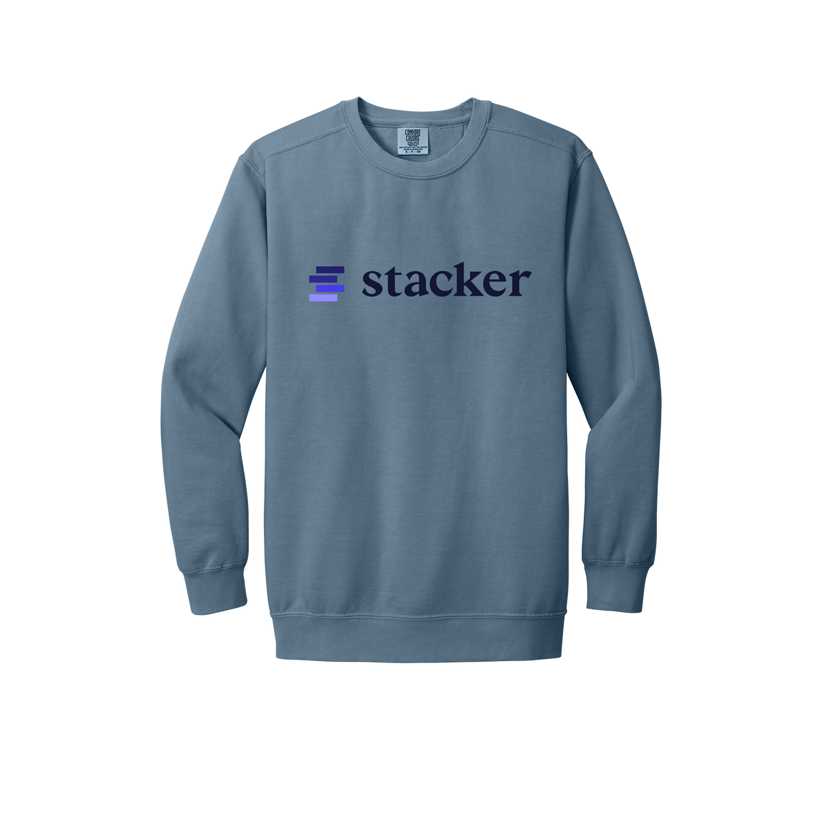 stacker-premium-comfort-crewneck-dtf-front-1566-bluejean-flat-front