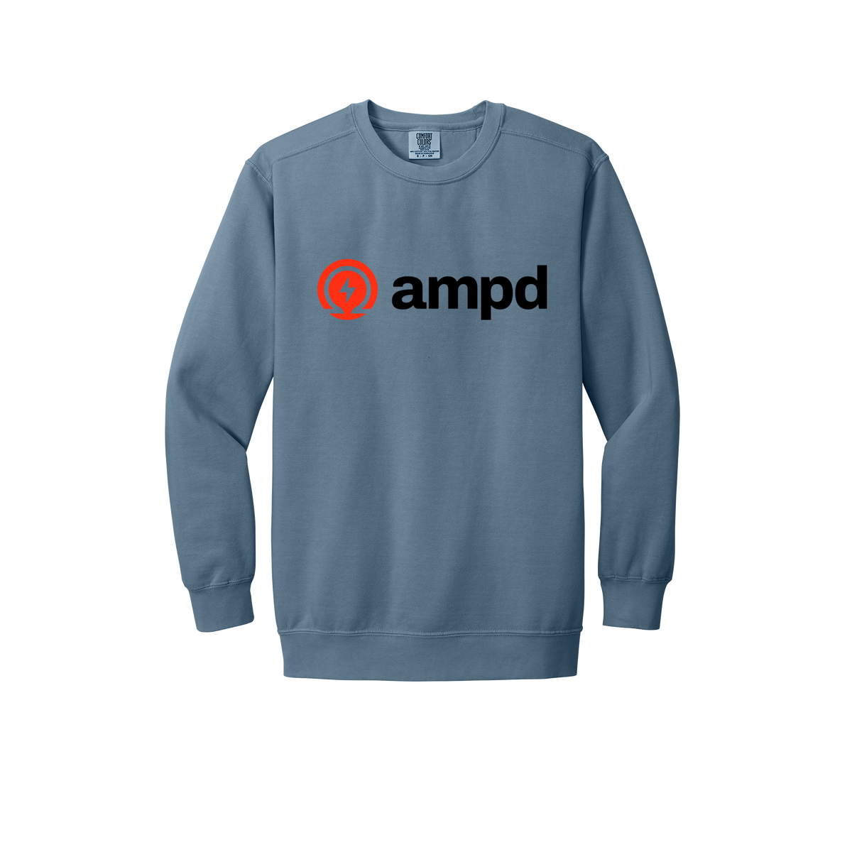 ampd-premium-comfort-crewneck-dtf-front-1566-bluejean-flat-front