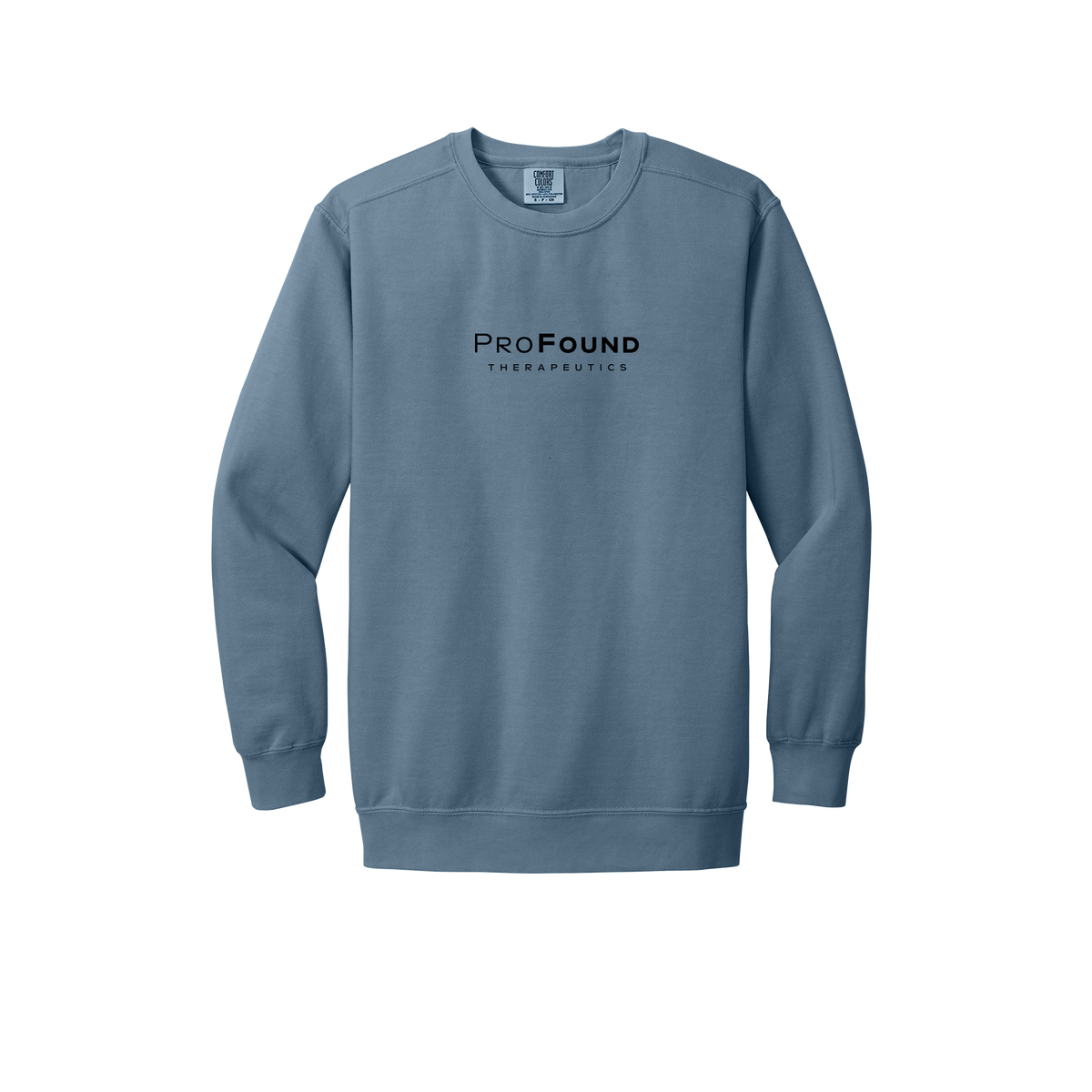 profoundtx-premium-comfort-crewneck-dtf-front-1566-bluejean-flat-front