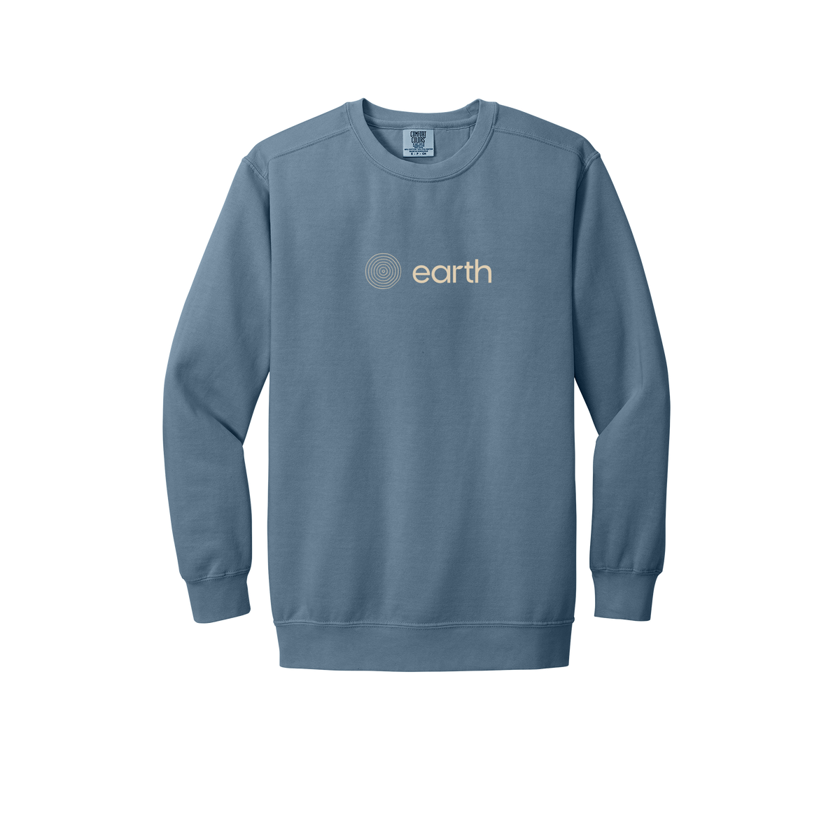 earthfuneral-premium-comfort-crewneck-dtf-front-1566-bluejean-flat-front