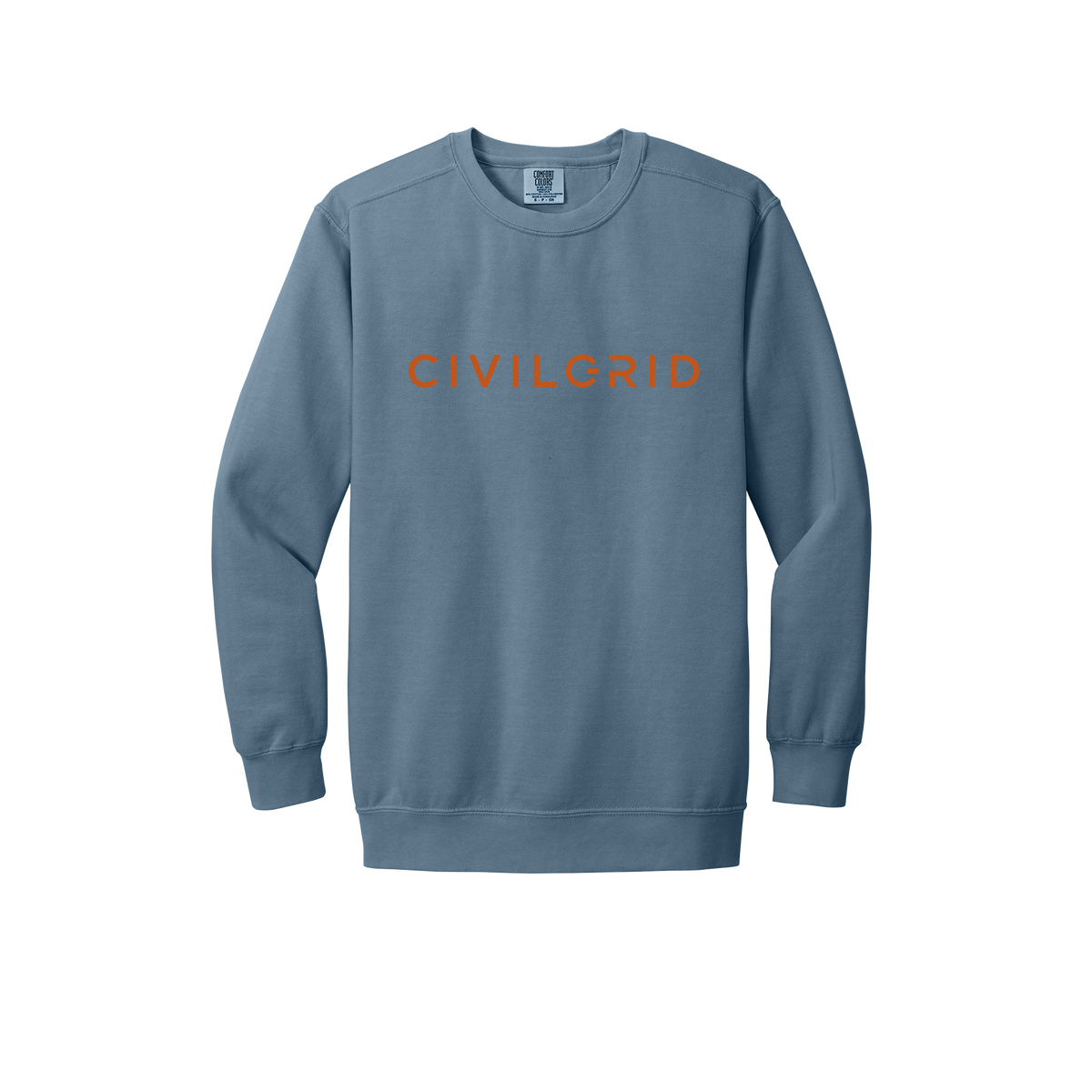 civilgrid-premium-comfort-crewneck-dtf-front-1566-bluejean-flat-front