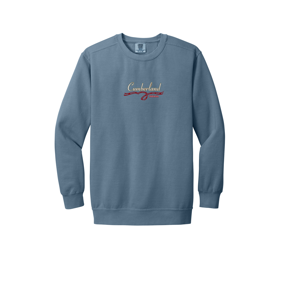 cumberland-premium-comfort-crewneck-dtf-front-1566-bluejean-flat-front
