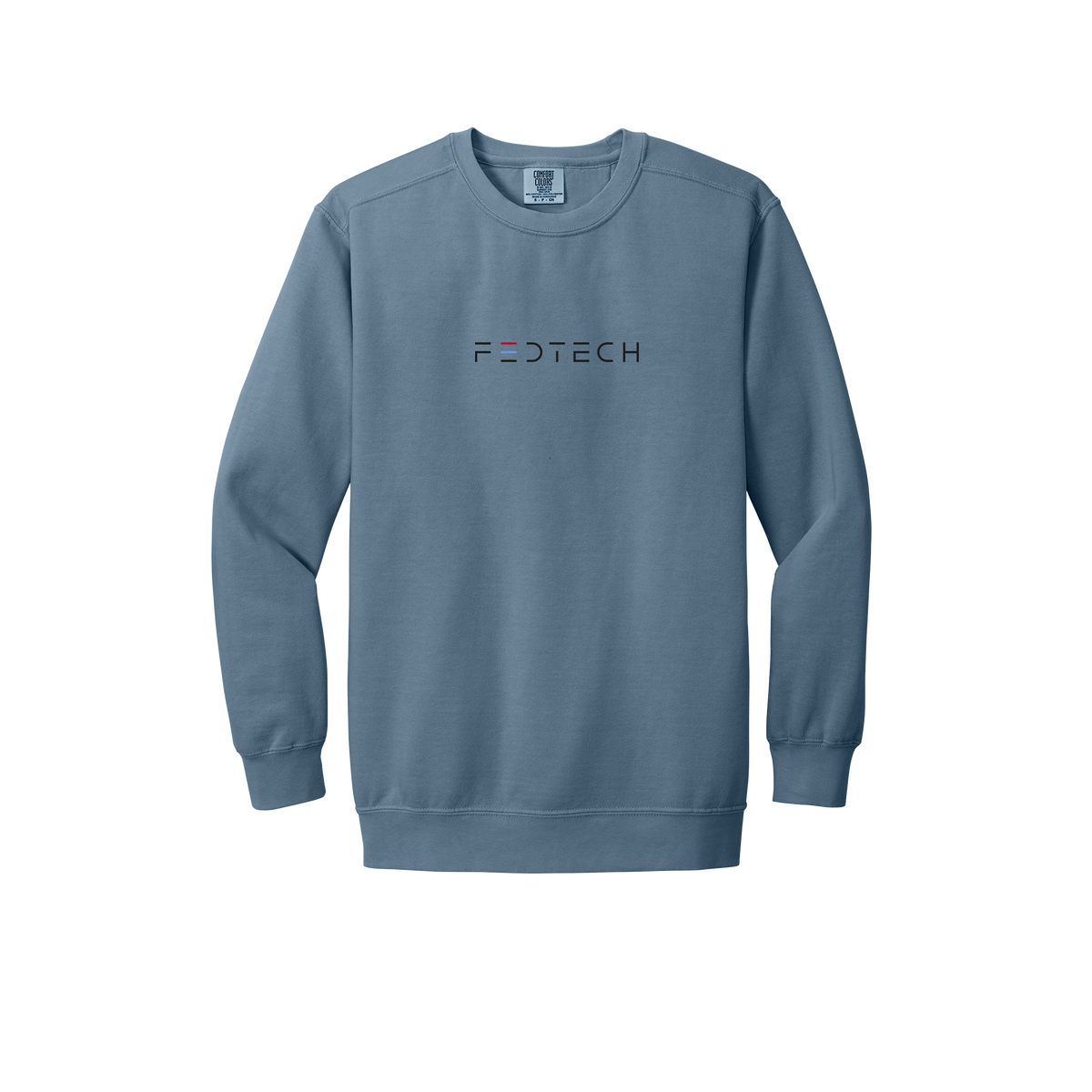 fedtech-premium-comfort-crewneck-dtf-front-1566-bluejean-flat-front