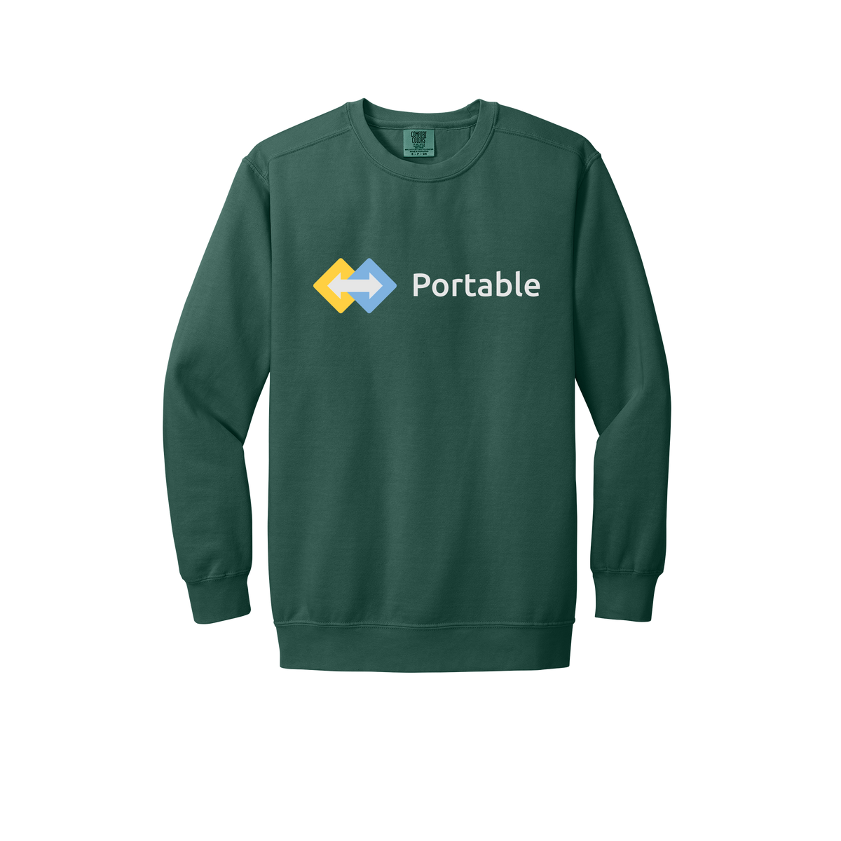 portable-premium-comfort-crewneck-dtf-front-1566-bluespruce-flat-front