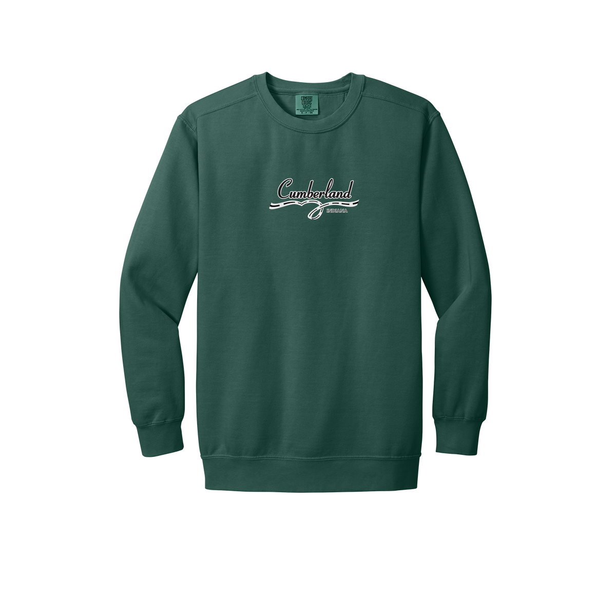 cumberland-premium-comfort-crewneck-dtf-front-1566-bluespruce-flat-front