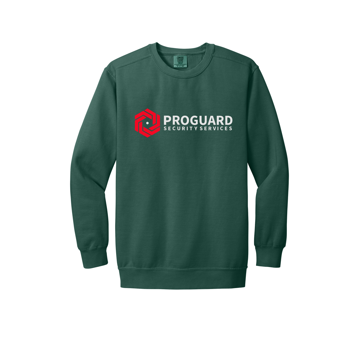 proguardsecurityservices-premium-comfort-crewneck-dtf-front-1566-bluespruce-flat-front