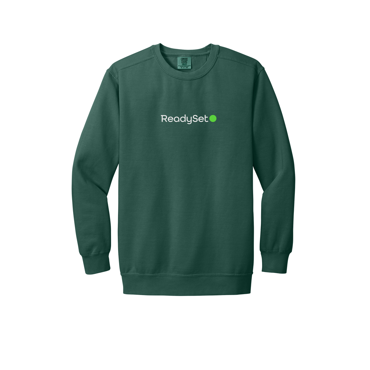 readysetsurgical-premium-clinic-comfort-crewneck-dtf-front-1566-bluespruce-flat-front