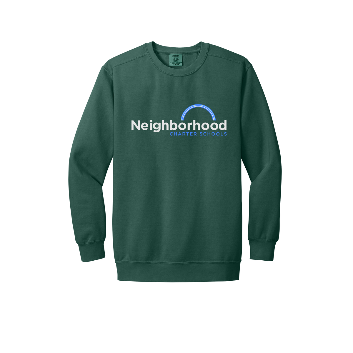 ncschools-premium-comfort-crewneck-dtf-front-1566-bluespruce-flat-front