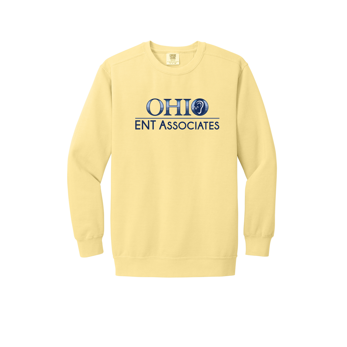 ohioentaudiology-premium-clinic-comfort-crewneck-dtf-front-1566-butter-flat-front