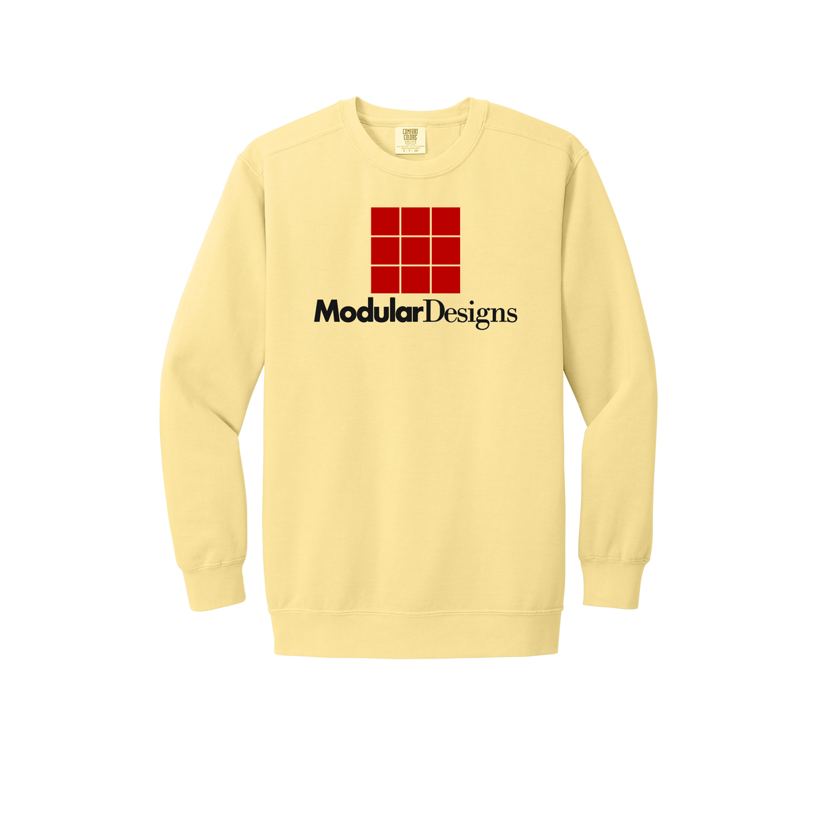 modulardesignsflooring-premium-comfort-crewneck-dtf-front-1566-butter-flat-front