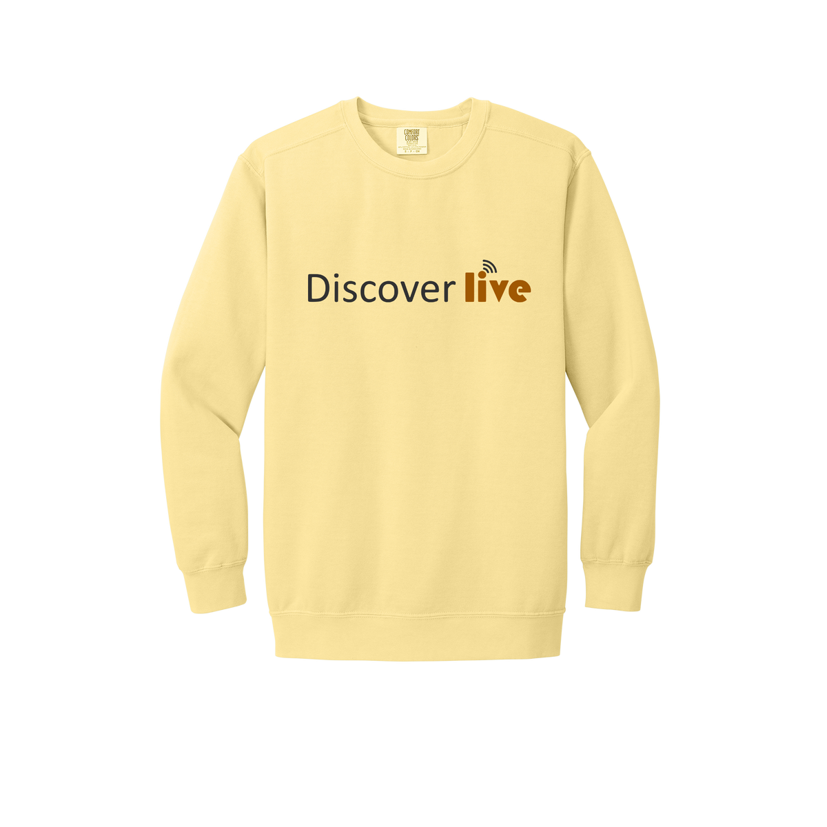 discover-premium-comfort-crewneck-dtf-front-1566-butter-flat-front
