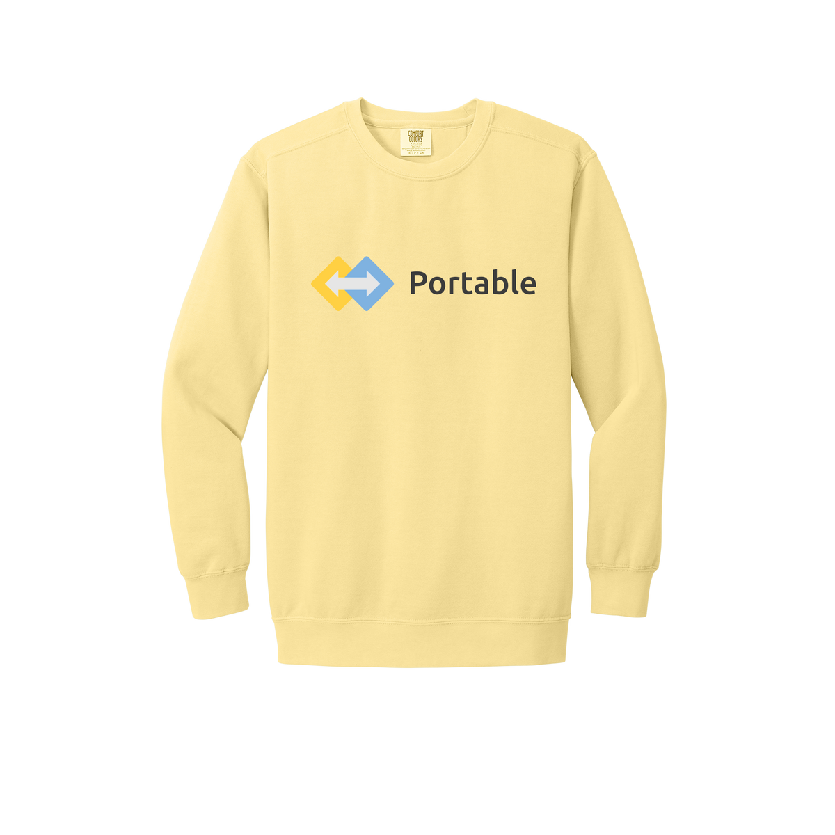 portable-premium-comfort-crewneck-dtf-front-1566-butter-flat-front