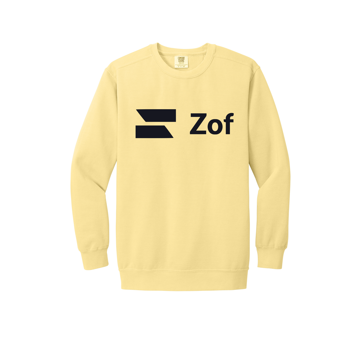 zof-premium-comfort-crewneck-dtf-front-1566-butter-flat-front
