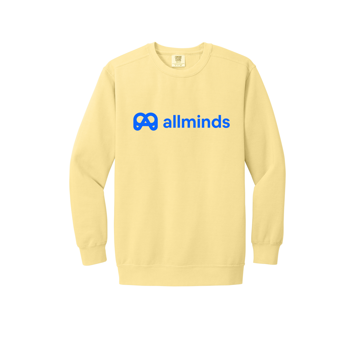 getallminds-premium-comfort-crewneck-dtf-front-1566-butter-flat-front