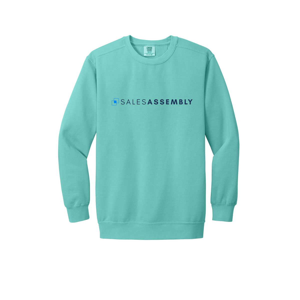 salesassembly-premium-comfort-crewneck-dtf-front-1566-chalkymint-flat-front