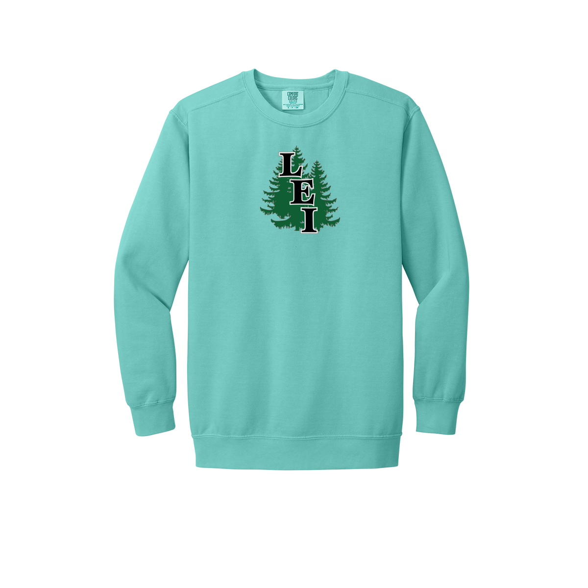leisite-premium-comfort-crewneck-dtf-front-1566-chalkymint-flat-front