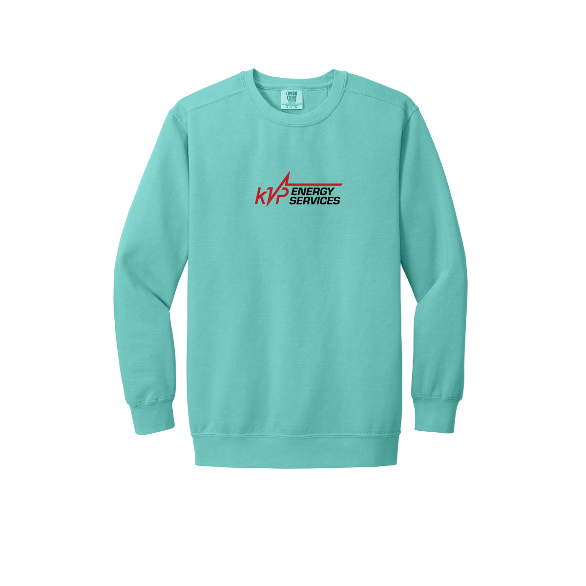 kvpenergy-premium-comfort-crewneck-dtf-front-1566-chalkymint-flat-front