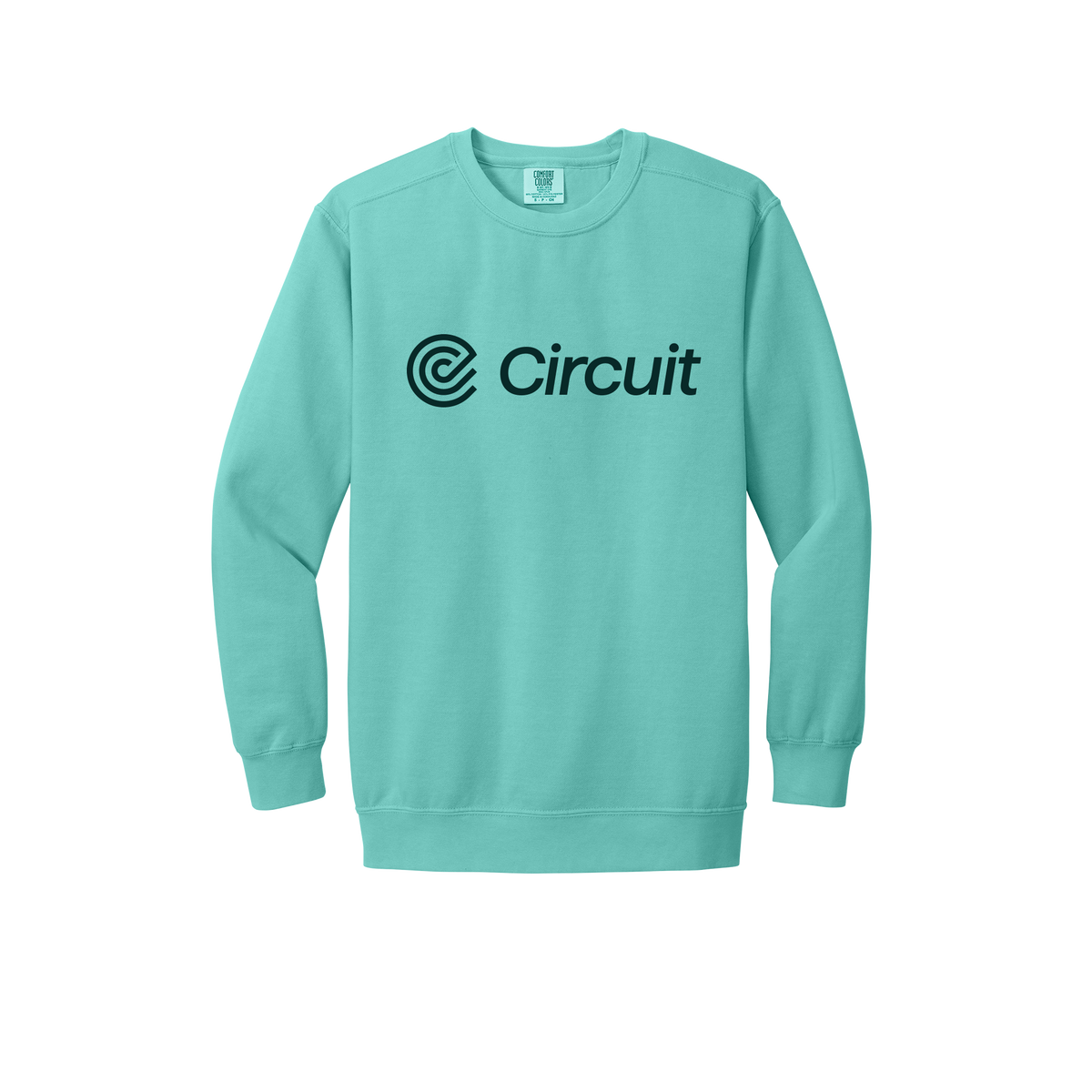 ridecircuit-premium-comfort-crewneck-dtf-front-1566-chalkymint-flat-front