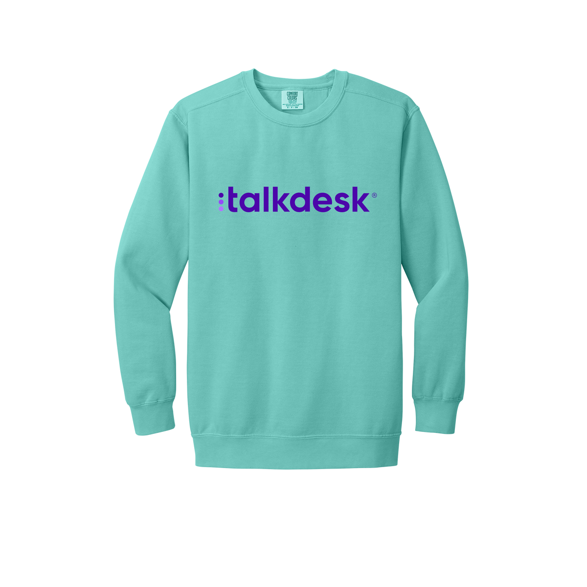 talkdesk-premium-comfort-crewneck-dtf-front-1566-chalkymint-flat-front