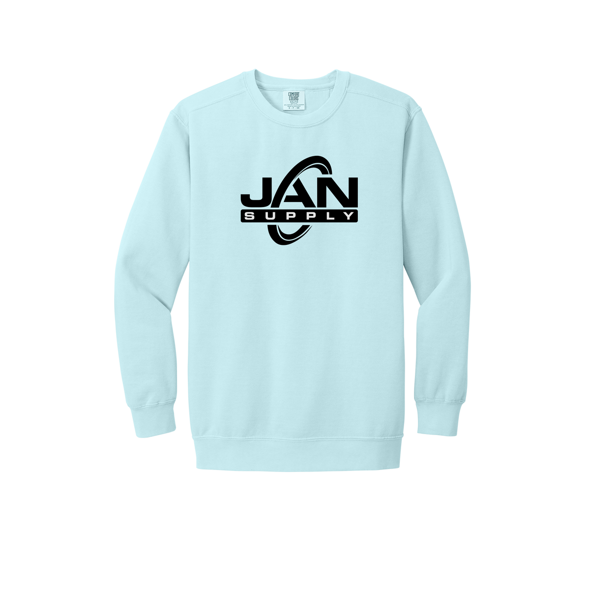 jan-pro-premium-comfort-crewneck-dtf-front-1566-chambray-flat-front