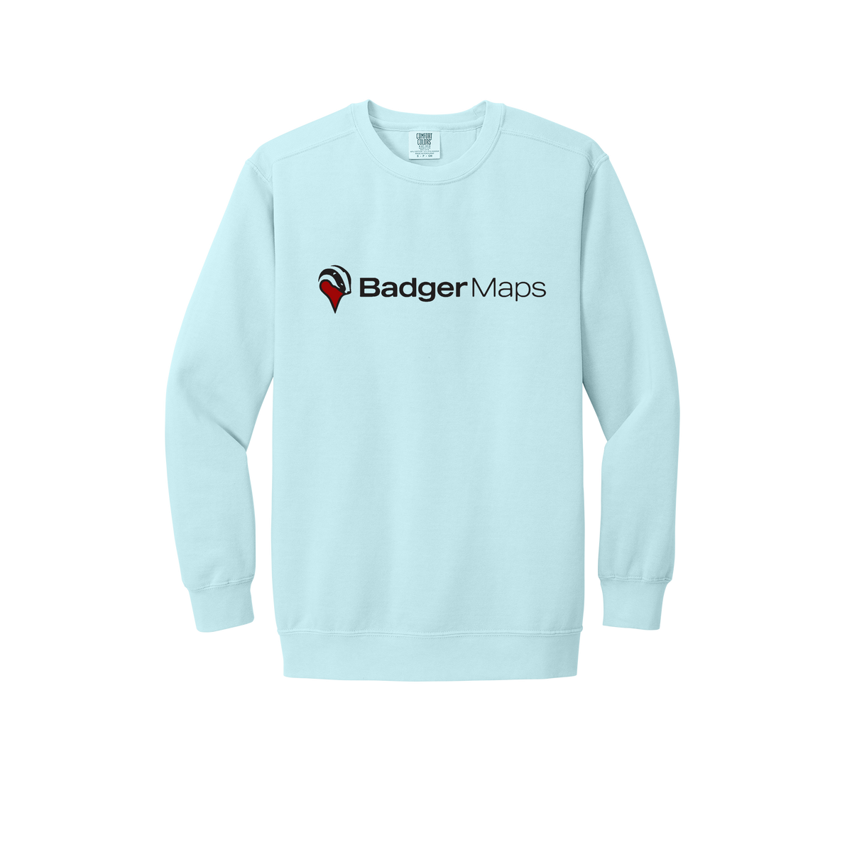badgermapping-premium-comfort-crewneck-dtf-front-1566-chambray-flat-front