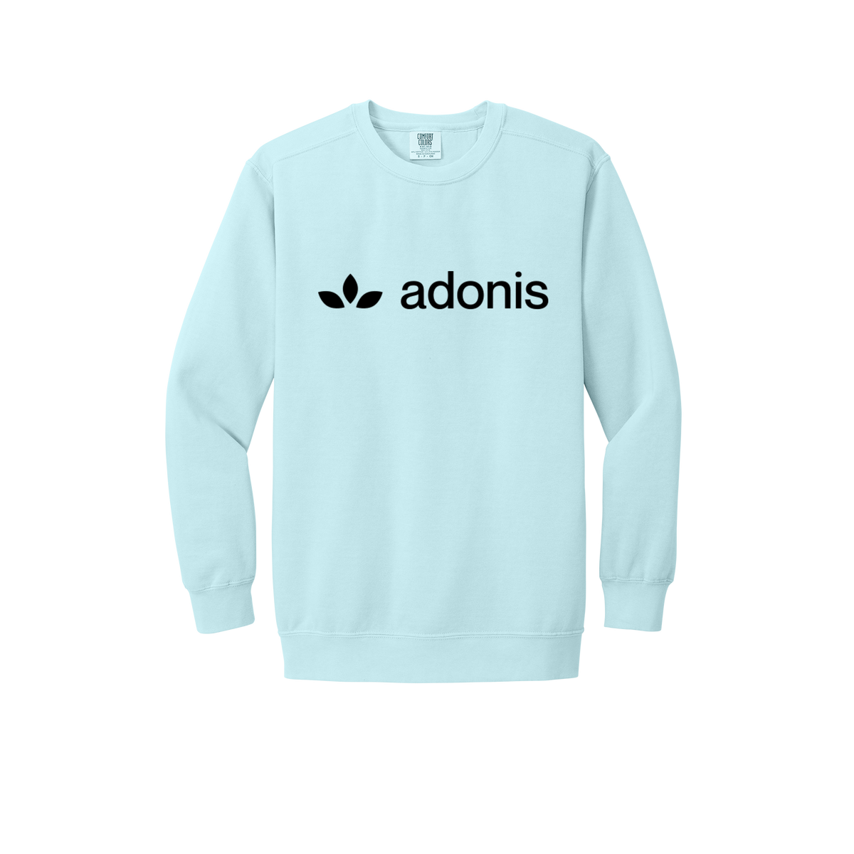 adonis-premium-comfort-crewneck-dtf-front-1566-chambray-flat-front