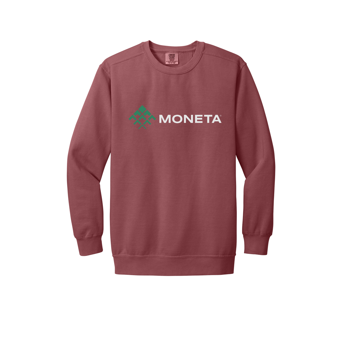 monetagroup-premium-comfort-crewneck-dtf-front-1566-crimson-flat-front