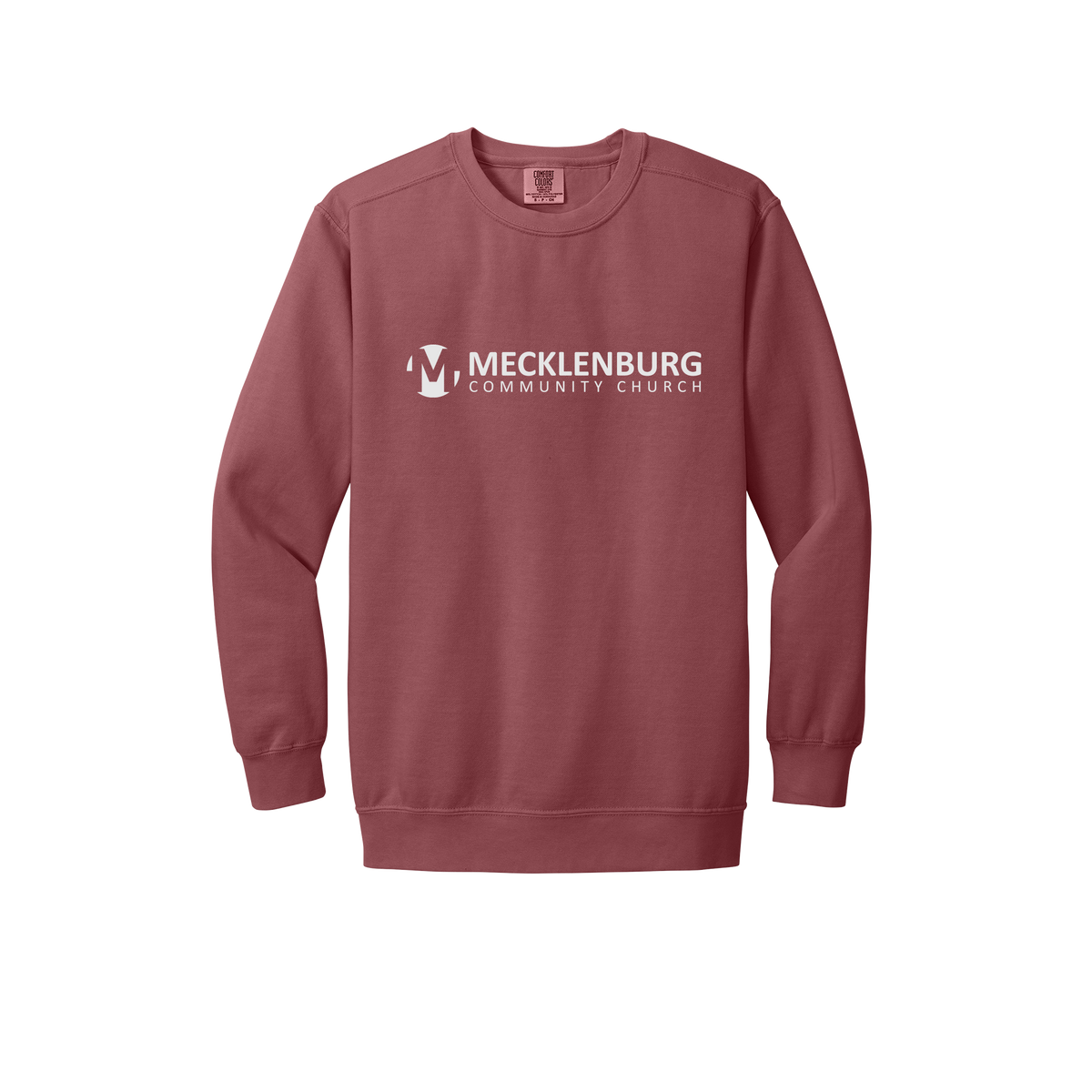 mecklenburg-premium-comfort-crewneck-dtf-front-1566-crimson-flat-front