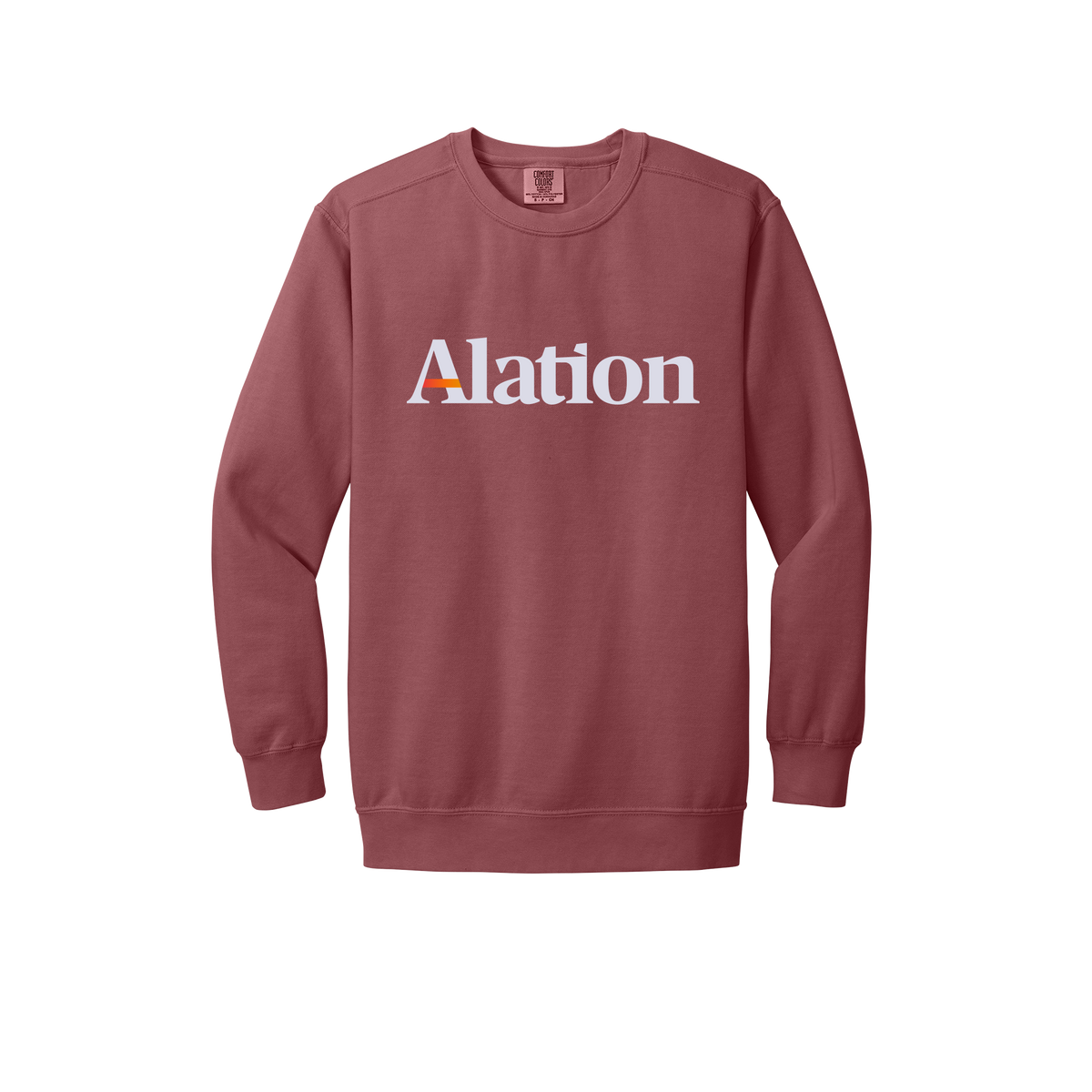 alation-premium-comfort-crewneck-dtf-front-1566-crimson-flat-front