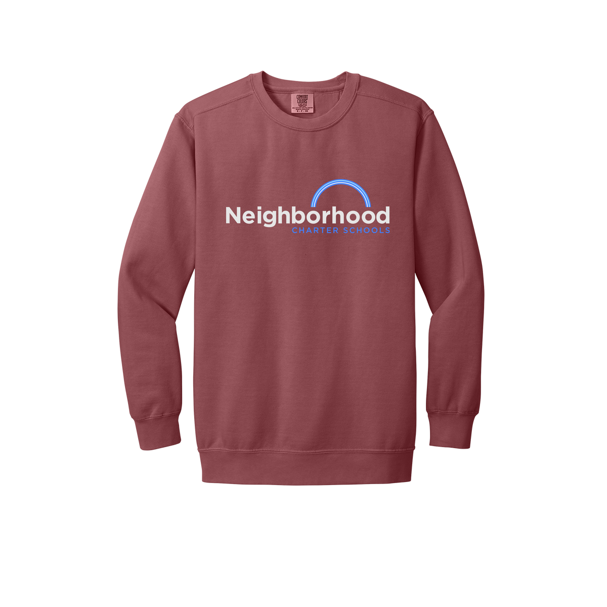 ncschools-premium-comfort-crewneck-dtf-front-1566-crimson-flat-front