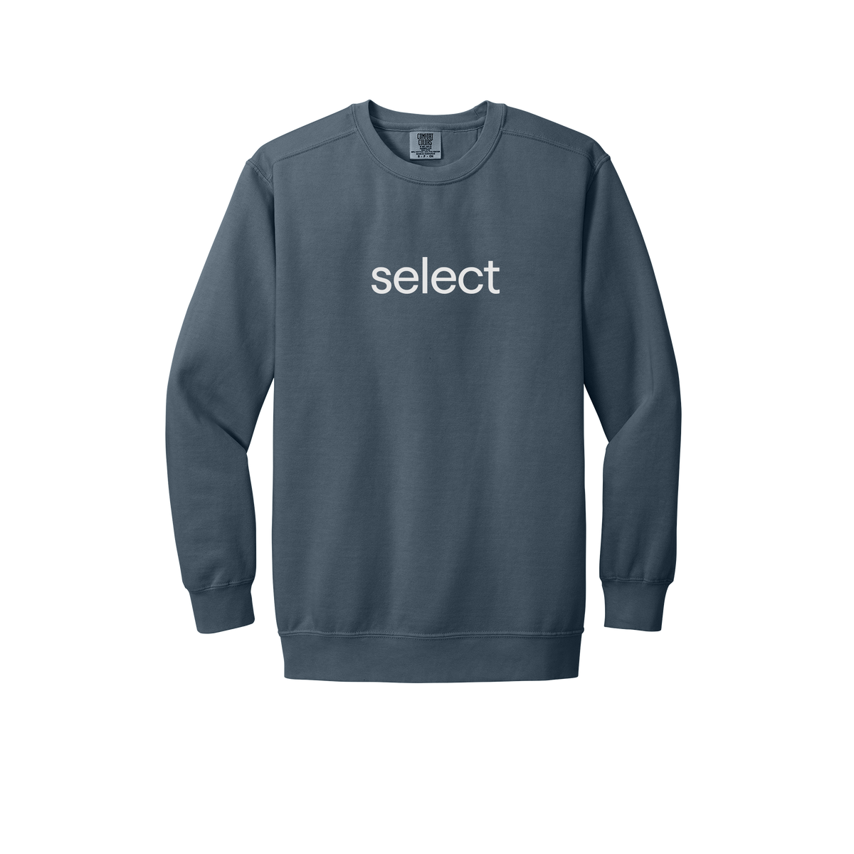 meetselect-premium-comfort-crewneck-dtf-front-1566-denim-flat-front