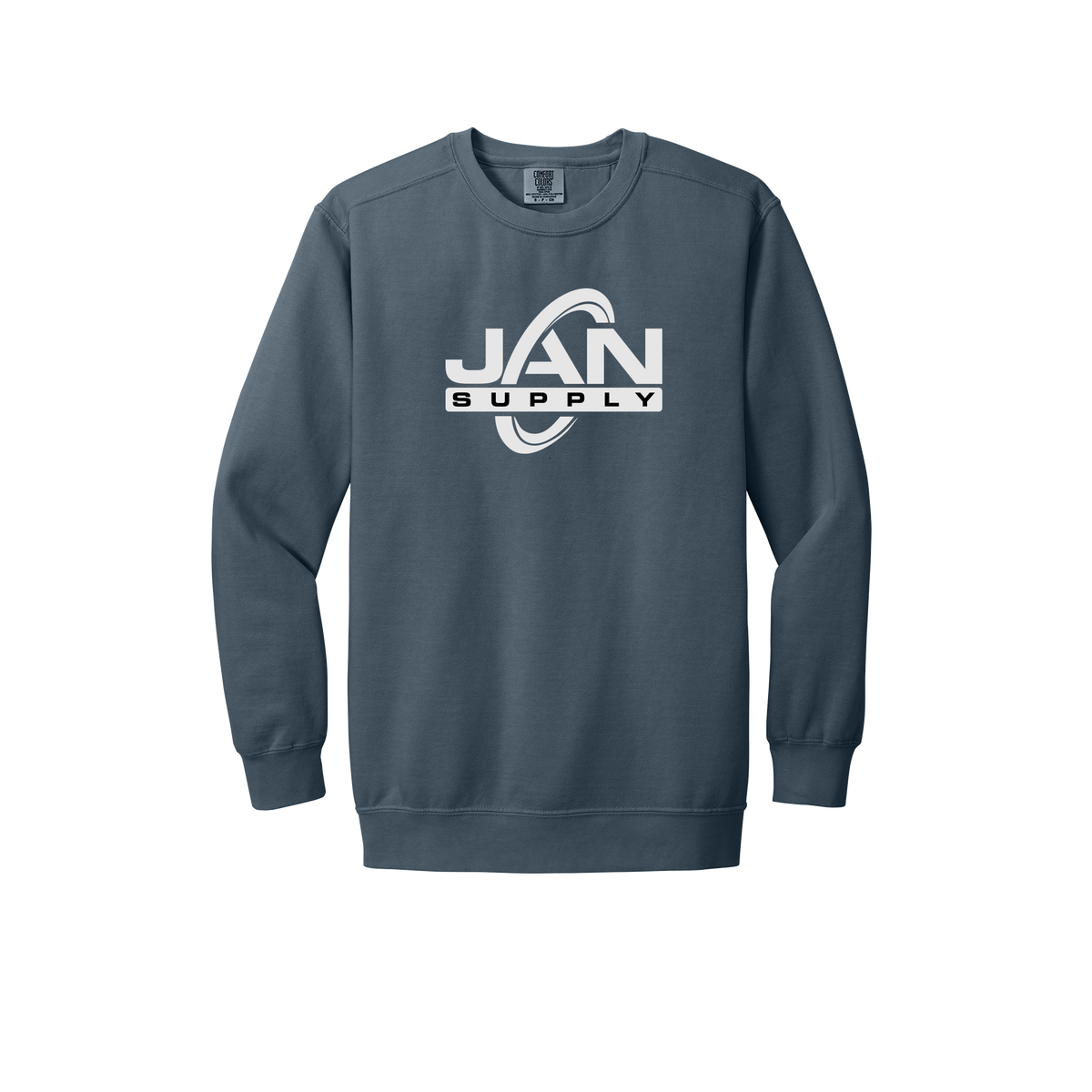 jan-pro-premium-comfort-crewneck-dtf-front-1566-denim-flat-front