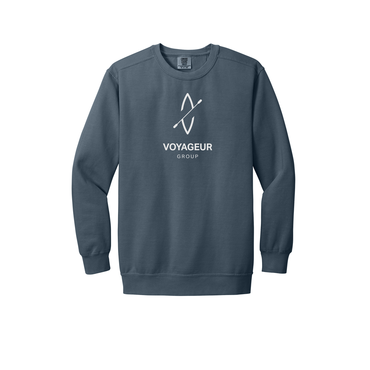 voyageurgroup-premium-comfort-crewneck-dtf-front-1566-denim-flat-front
