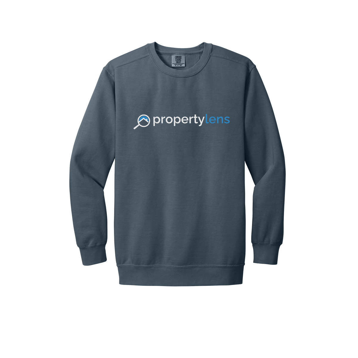 propertylens-premium-comfort-crewneck-dtf-front-1566-denim-flat-front