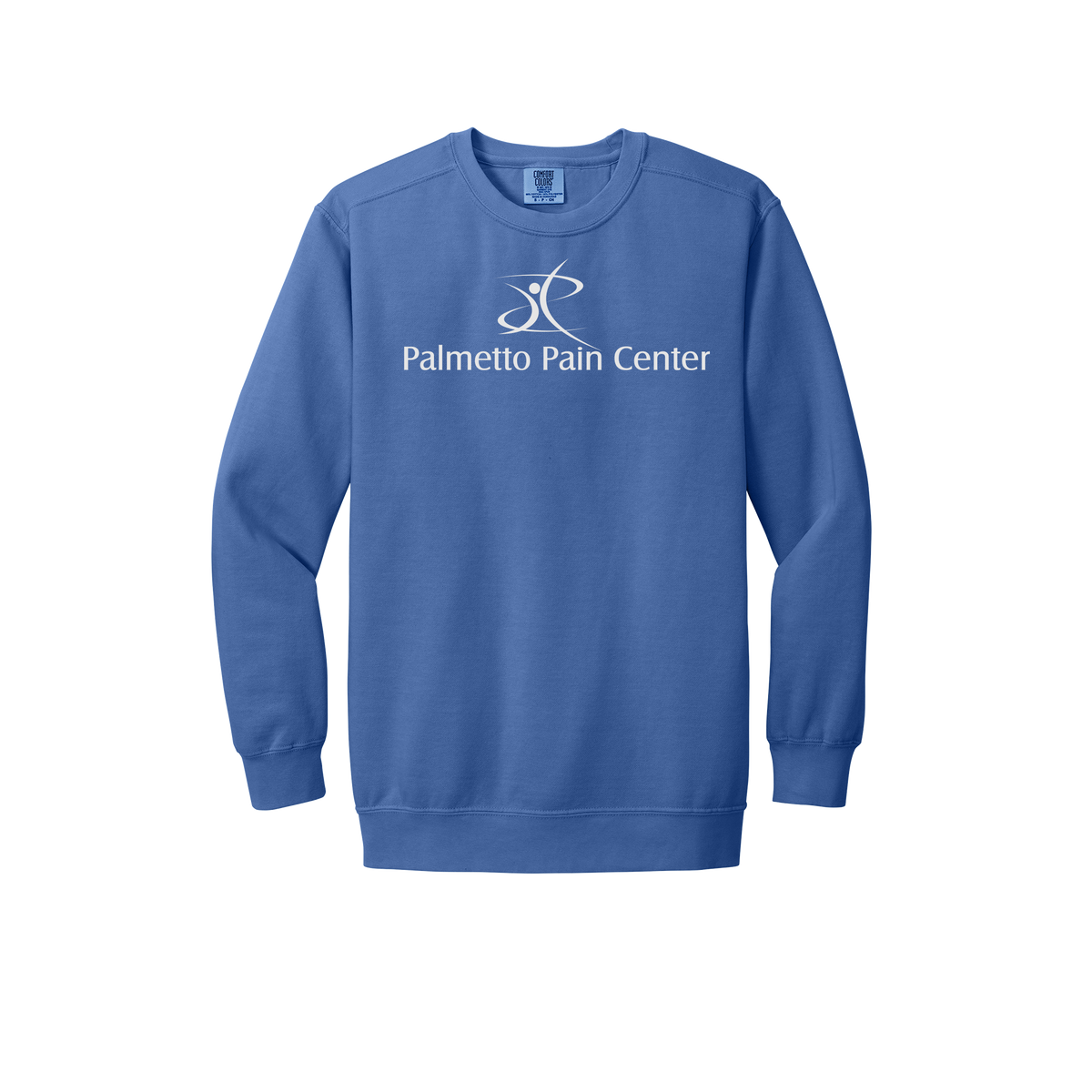 palmetto-pain-center-premium-clinic-comfort-crewneck-dtf-front-1566-floblue-flat-front