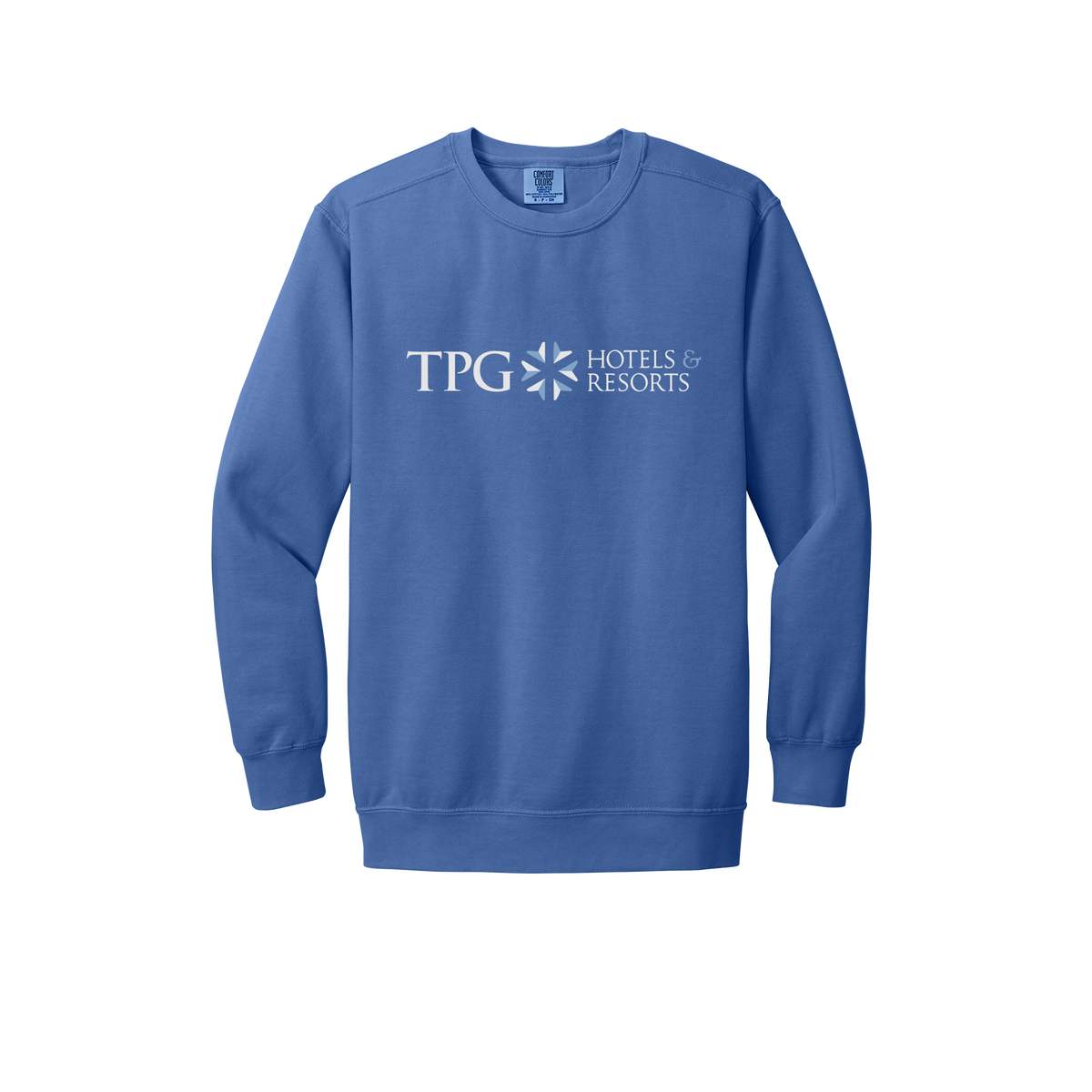 tpghotelsandresorts-premium-comfort-crewneck-dtf-front-1566-floblue-flat-front