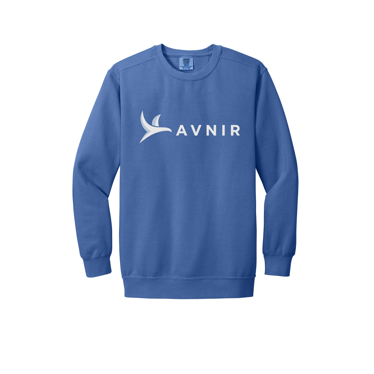 avnir-premium-comfort-crewneck-dtf-front-1566-floblue-flat-front