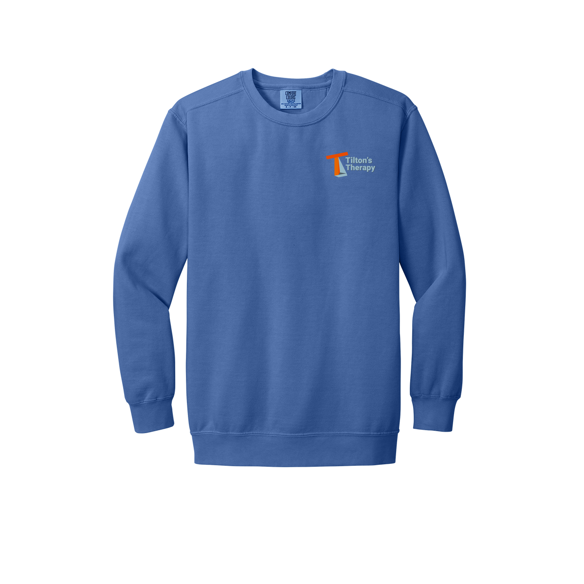 tiltonstherapy-premium-comfort-crewneck-dtf-leftchest-1566-floblue-flat-front
