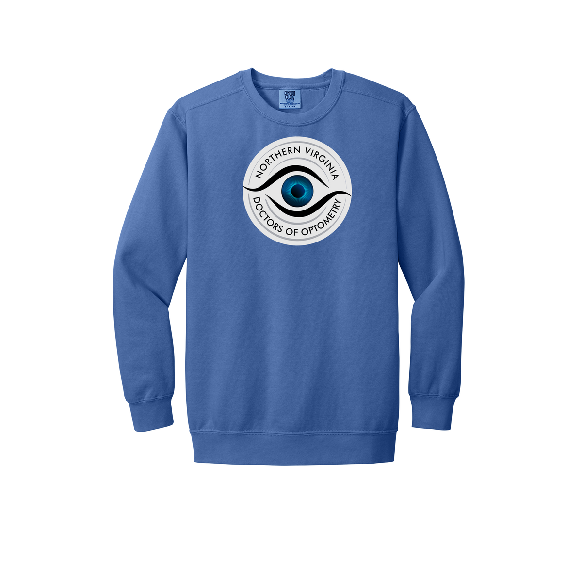 novaeyedocs-premium-clinic-comfort-crewneck-dtf-front-1566-floblue-flat-front