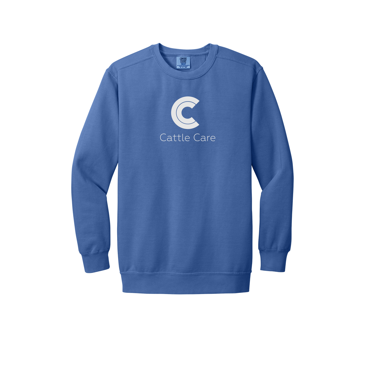 cattle-care-premium-comfort-crewneck-dtf-front-1566-floblue-flat-front