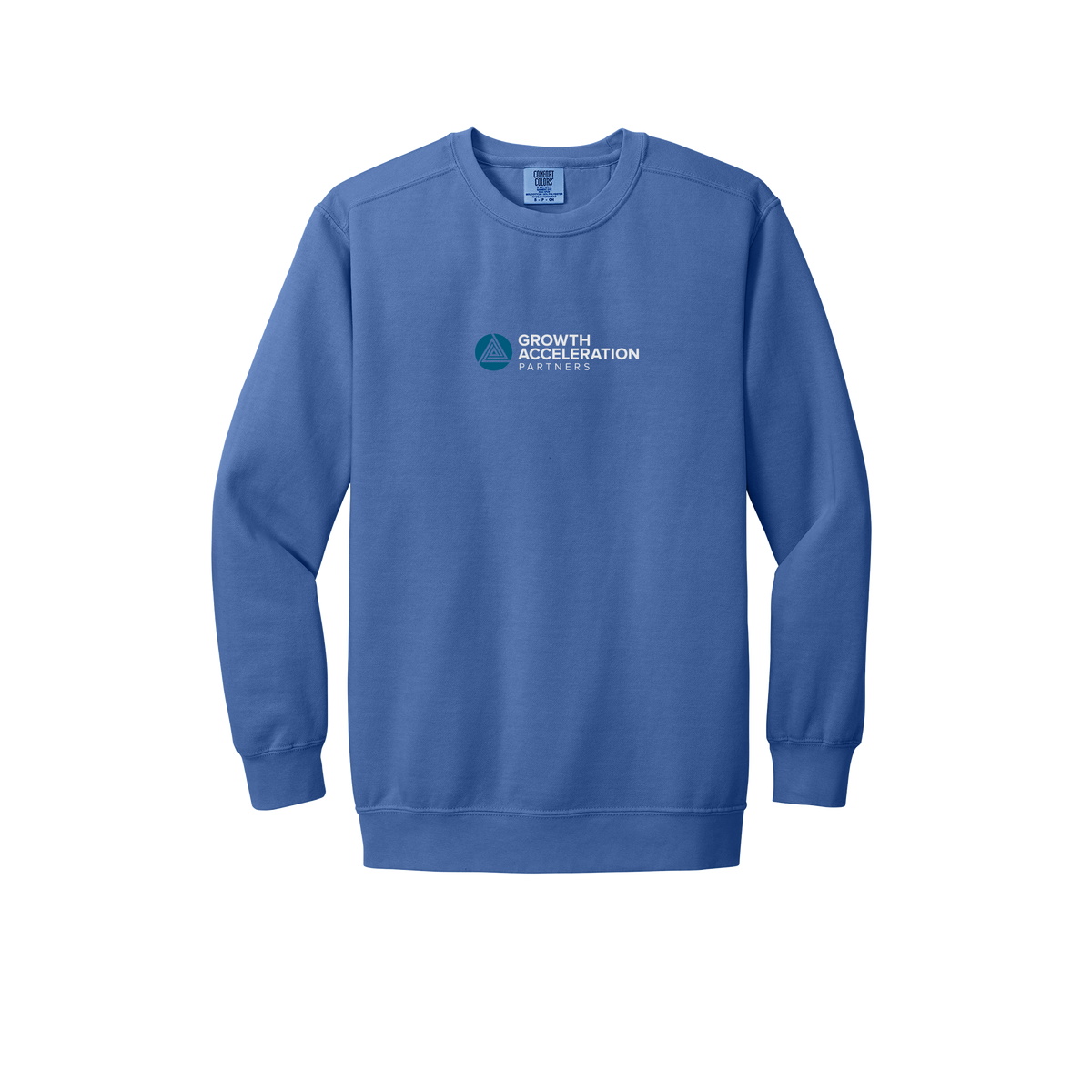 growthaccelerationpartners-premium-comfort-crewneck-dtf-front-1566-floblue-flat-front
